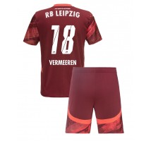 RB Leipzig Arthur Vermeeren #18 Koszulka Wyjazdowa dzieci 2024-25 Krótki Rękaw (+ krótkie spodenki)